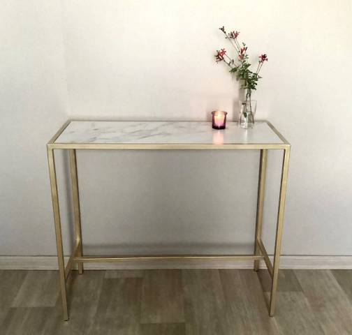 Console effet marbre