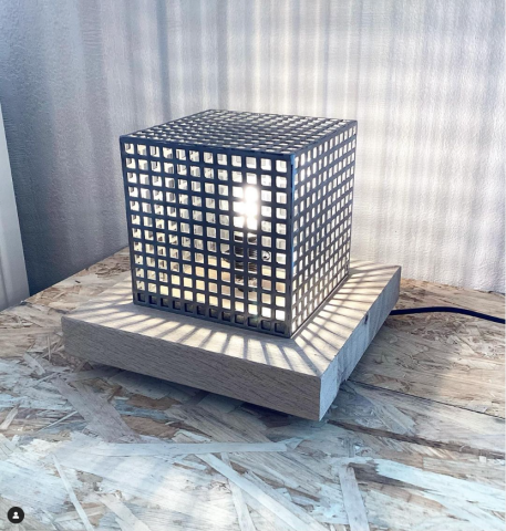 Lampe cube